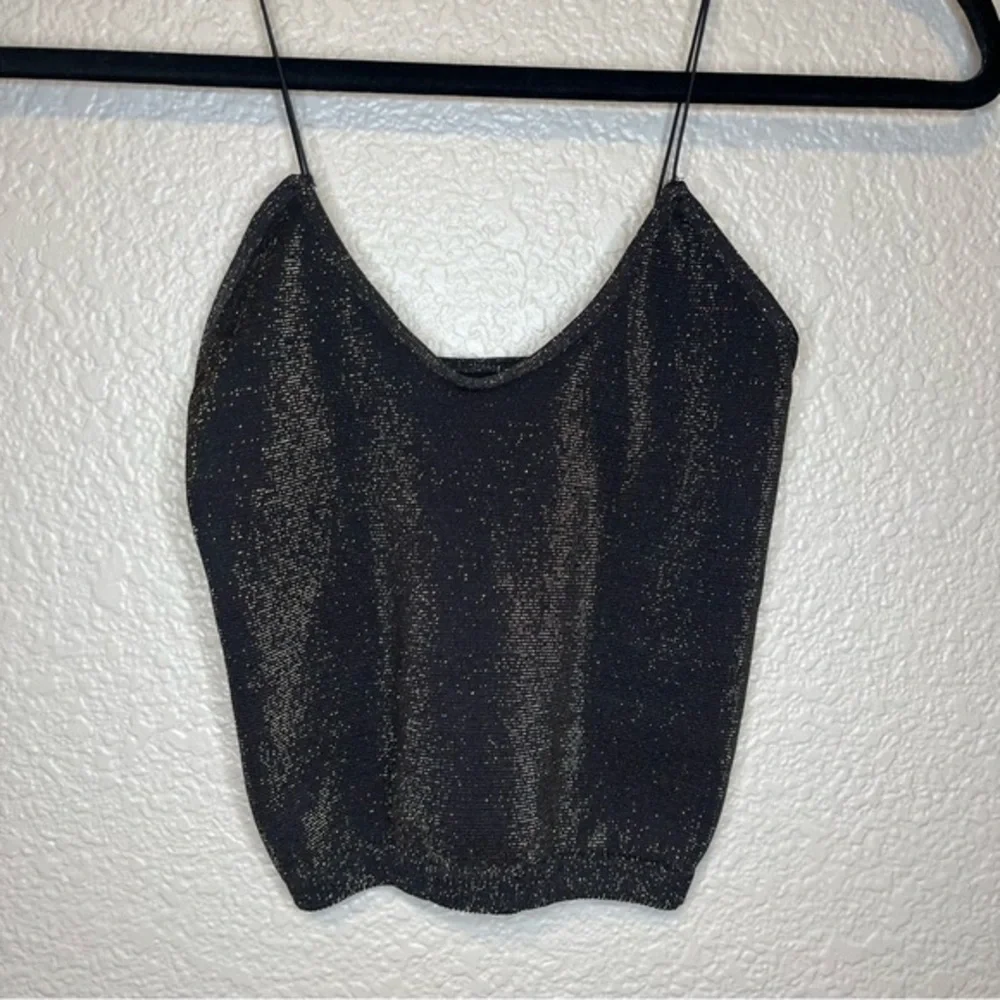 Bundle‎ Free People Sparkly Brami Red/Black and Gold Set of 2 XS/S NWOT